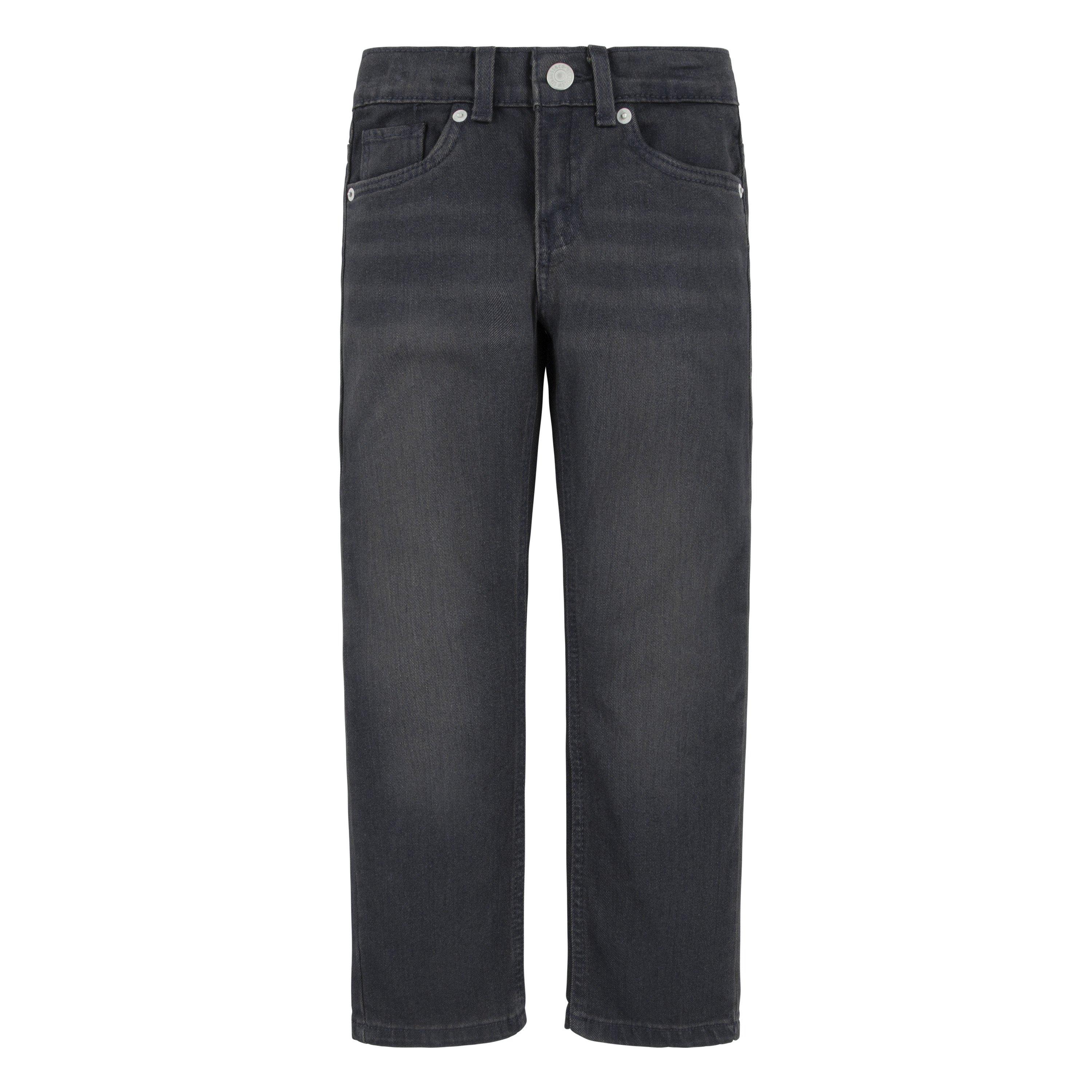 Levi's Little Boys' 514 Straight Performance Classic Black Wash Denim Jeans - BLACK